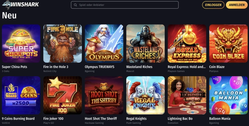 Winshark Games
